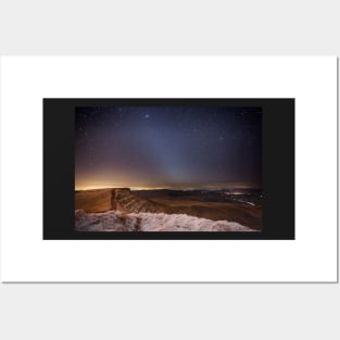 Zodiacal Light over Corn Du in the Brecon Beacons National Park Posters and Art